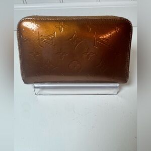 Louis Vuitton Women’s Metallic Bronze Monogram Wallet